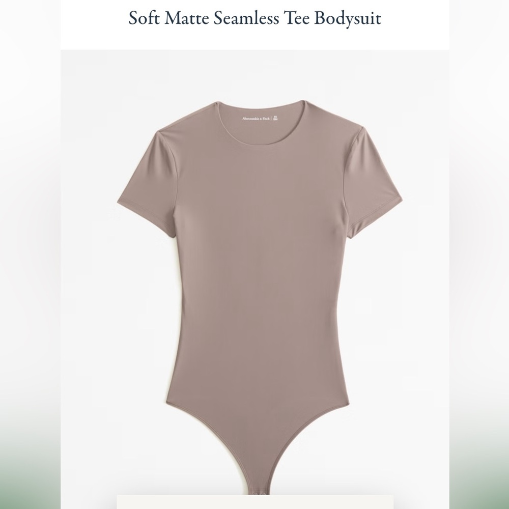 Abercrombie Soft Matte Short Sleeve Tee Bodysuit